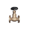 Harga bagus marine din perunggu/baja cor marine flanged check globe valve