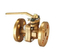 Valve Bantuan DN15-100 Minyak Air Flenzed Bronze Floating Ball Valve Marine Dijual