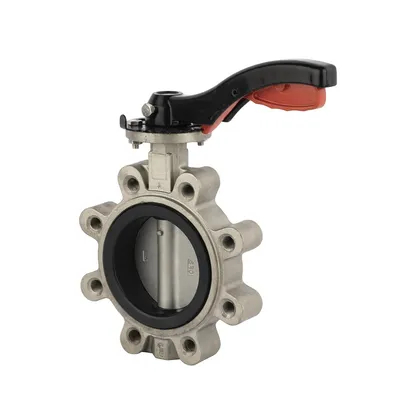 Laut Kursi Kursi Baja Stainless Stainless Water Type Double Flange Butterfly Valve Dijual