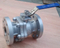 Marine 2pc flange ujung apung api6d fp bola katup 150lb 300lb 600lb untuk dijual
