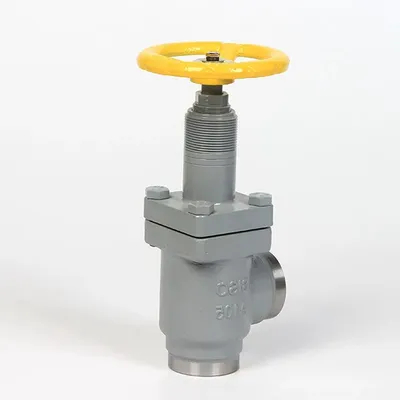 Grosir berkualitas tinggi DN20 -DN150 Tipe Sudut Baja Cast Valve Globe