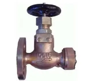 Harga pabrik grosir jisf7409 marine bronze globe check valve dn40 dn25 5k