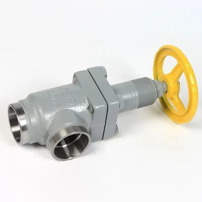 Pabrikan Penjualan DN20 -DN150 Tipe Sudut Baja Cast Ammonia Globe Valve