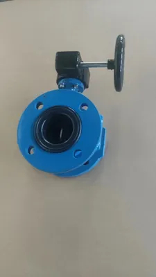 Katup kupu-kupu laut yang disegel lembut awwa c504 flensa ganda dengan harga