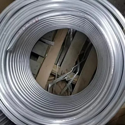 Pipa Tabung Aluminium Aluminium Stainless Steel dalam kumparan untuk penukar panas evaporator kulkas
