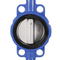 ANSI API CF8 DI CI EPDM PTFE Tuas Besi Asam Kuat Opreated Wafer Lug Butterfly Valve Dijual