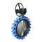 Ducile Cast-Iron Stainless Steel Rubber Seat Water Wafer Lug Type Double Flange Butterfly Valve