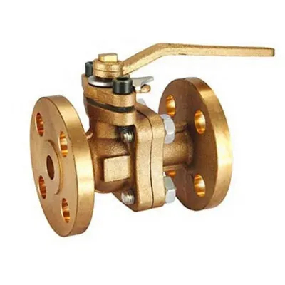 Produsen Langsung Menjual DIN Standar Standar Cast Iron Bronze Floating Ball Valve for Marine