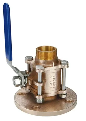 Produsen DN15-100 Minyak Air Flenzed Bronze Floating Ball Valve Marine