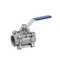 Pneumatik Marinir Terbaru SS 304 316 3pc Ball Valve Stainless Steel Manual Control Ball Valve