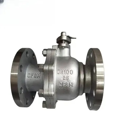 JIS 5K Hidrolik Flanged Brass Stainless Steel Floating Marine Ball Valve
